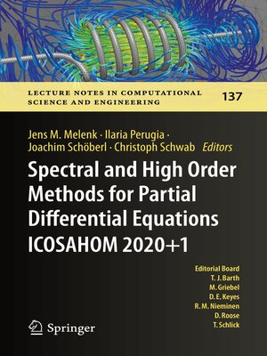 cover image of Spectral and High Order Methods for Partial Differential Equations ICOSAHOM 2020+1
